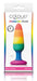 Plug en silicone Rainbow 10 x 2.8 cm