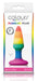 Plug en silicone Rainbow 8 x 2.4 cm