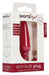 Plug en silicone Slim Butt 7.5 x 2cm Rouge