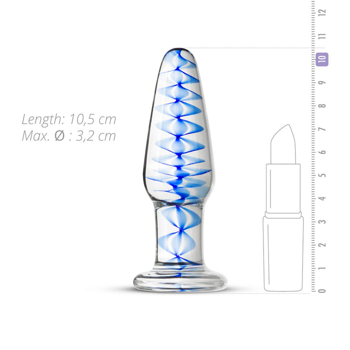 Plug en Verre n 23 - 10.5 x 3.2 cm