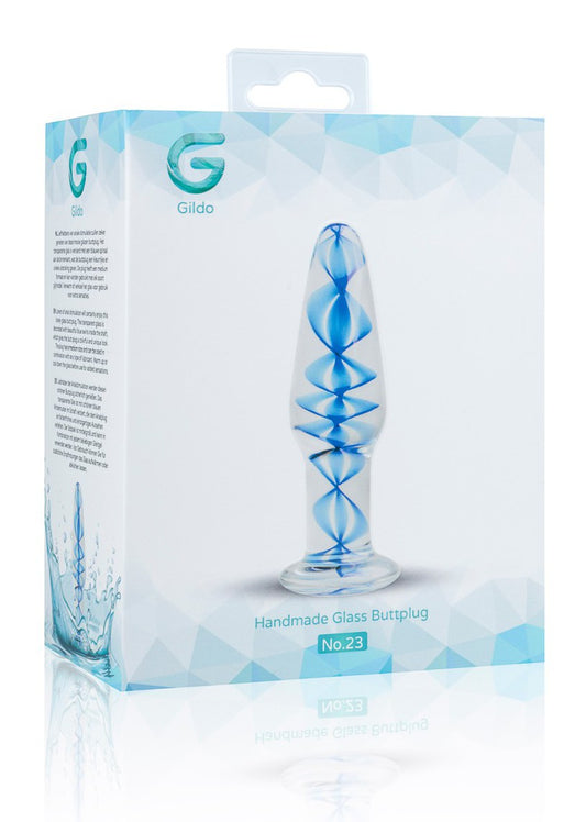 Plug en Verre n 23 - 10.5 x 3.2 cm