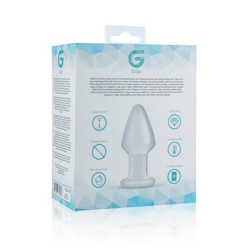 Plug en Verre n 25 - 9.5 x 4.4 cm