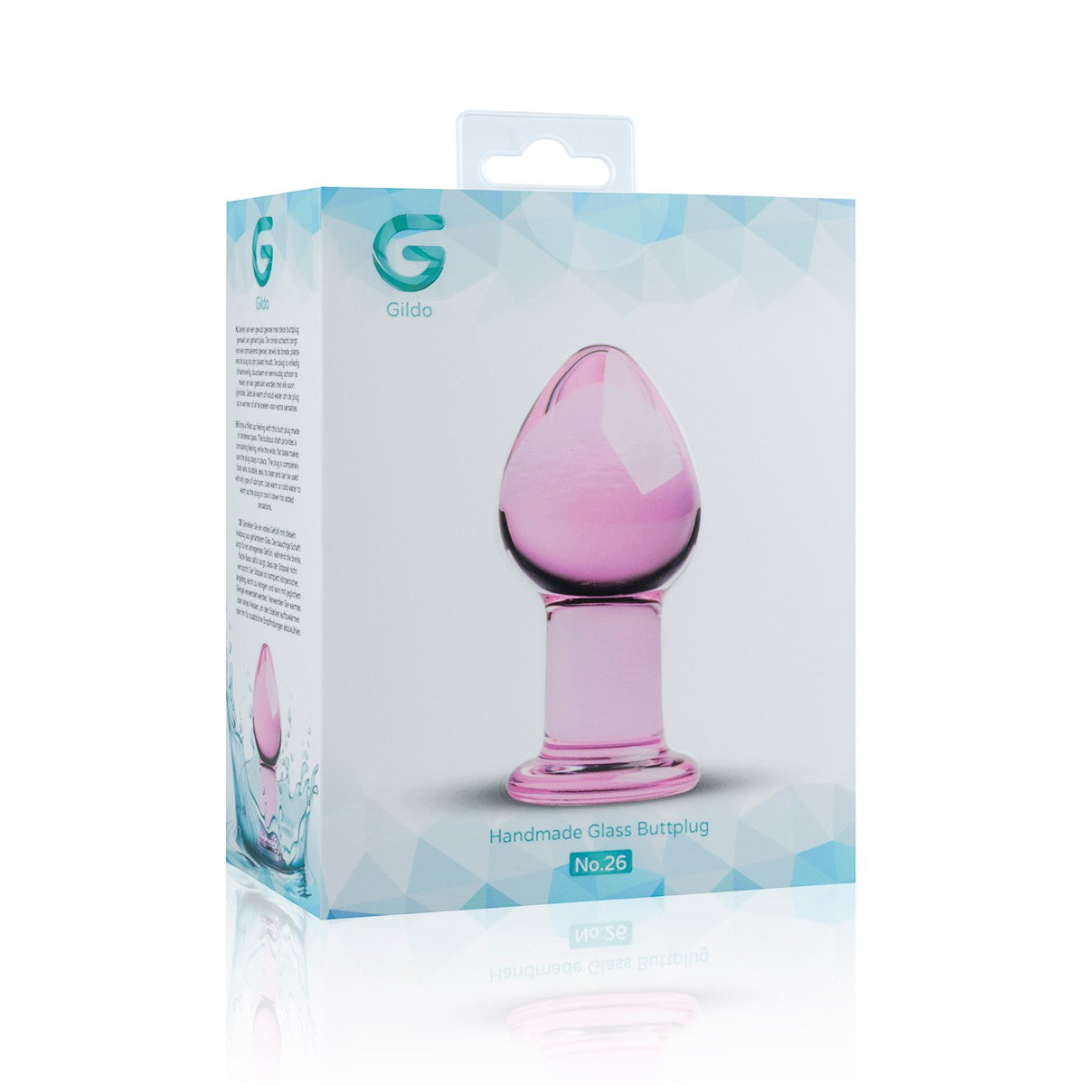 Plug en Verre n 26 - 9 x 4.3 cm
