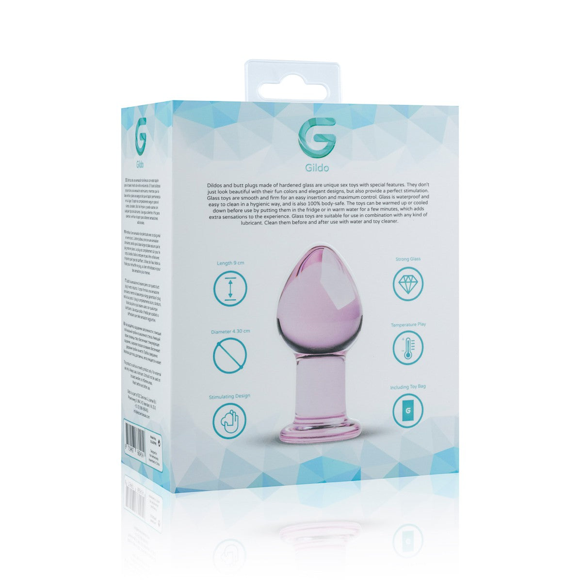 Plug en Verre n 26 - 9 x 4.3 cm