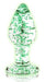 Plug en verre Phosphorescent Butt Glow S 6 x 2.7cm