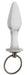 Plug en verre Pointy Glass 10 x 3cm