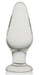 Plug en verre Romance Transparent 9.5 x 3.8cm