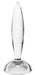 Plug en verre Sparkling Crystal 16 x 3.5cm Transparent