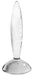 Plug en verre Sparkling Crystal 16 x 3.5cm Transparent