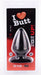 Plug Fat M I Love Butt 14 x 7.5 cm Noir