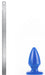 Plug Fat S I Love Butt 11 x 6 cm Bleu
