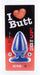 Plug Fat S I Love Butt 11 x 6 cm Bleu