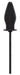 Plug gonflable Butt Advanced 12 x 4.5 cm Noir