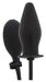 Plug gonflable Butt Advanced 12 x 4.5 cm Noir