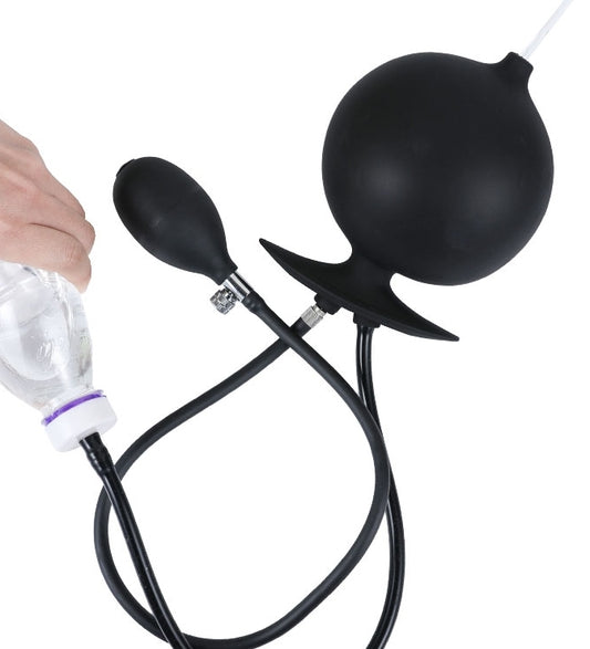Plug gonflable et Embout de lavement BUTT ENEMA 12 x 11cm