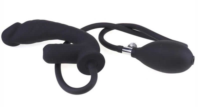 Plug gonflable et vibrant Infladick 14 x 3.5cm