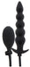 Plug gonflable Ribbed Advanced 18.5 x 4 cm Noir