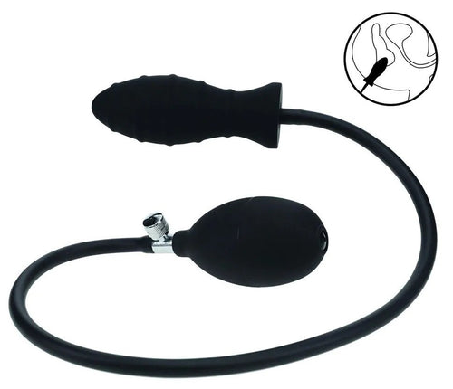 Plug gonflable Ribbed Levelz 9 x 4cm