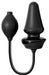 Plug Gonflable Silicone 9.5 x 5.5 cm Noir