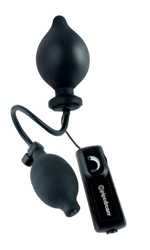 Plug Gonflable Vibrant 11.4 x 3.8 cm Noir