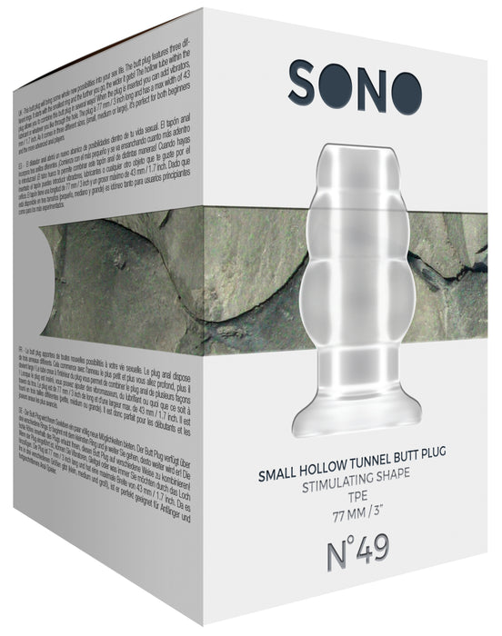 Plug Hollow Sono N49 - 6.5 x 4.3 cm Transparent