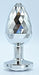 Plug Ikonik Diamond M 7 x 3.3cm Argent