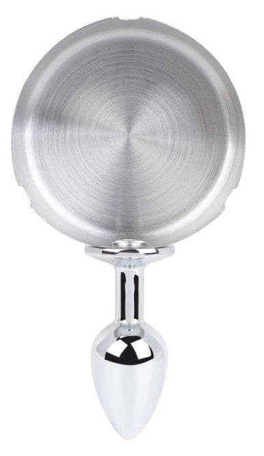 Plug métal Ashes round Argent 6 x 2.5cm