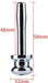 Plug pénis percé Hollow 5cm - Diamètre 9mm