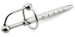 Plug Penis percé Pen Strie 12cm - Diamètre 10mm