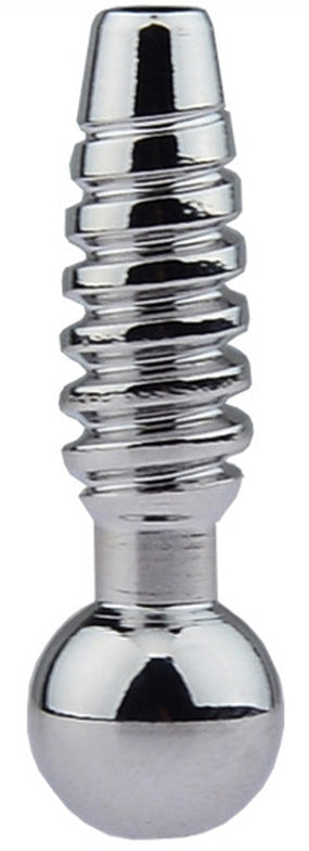 Plug pénis percé Screw 2.5cm - Diamètre 8mm