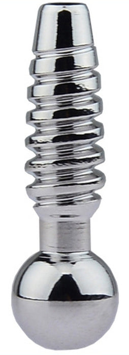 Plug pénis percé Screw 2.5cm - Diamètre 8mm
