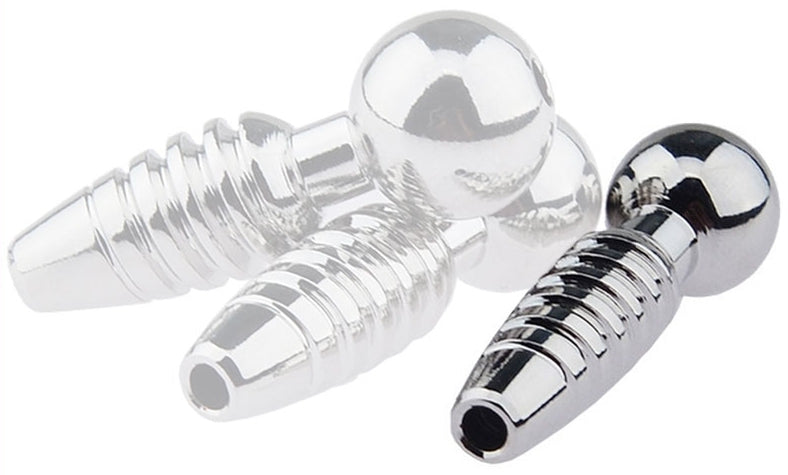 Plug pénis percé Screw 2.5cm - Diamètre 8mm