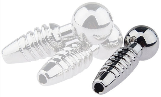 Plug pénis percé Screw 2.5cm - Diamètre 8mm
