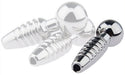 Plug pénis percé Screw 2.5cm - Diamètre 8mm