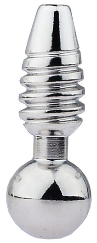 Plug pénis percé Screw L 2.5cm - Diamètre 10mm