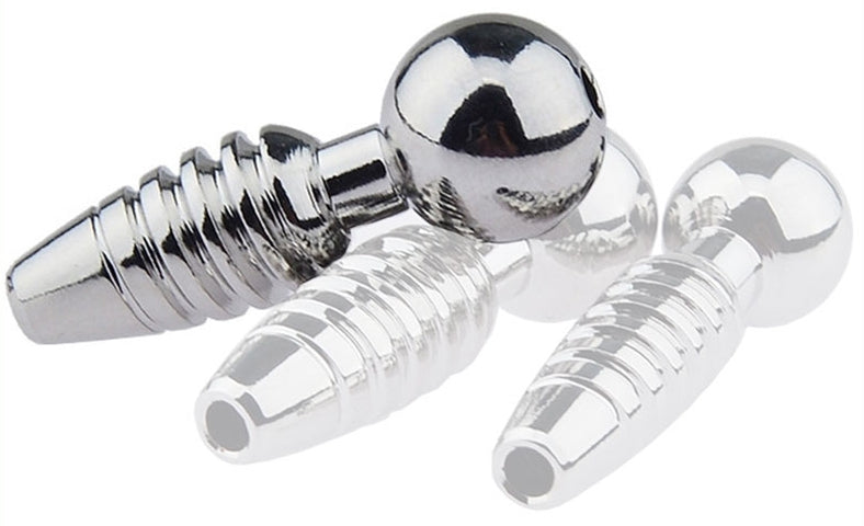 Plug pénis percé Screw L 2.5cm - Diamètre 10mm