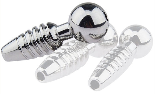 Plug pénis percé Screw L 2.5cm - Diamètre 10mm