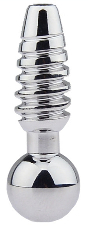Plug pénis percé Screw M 2.5cm - Diamètre 9mm