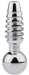 Plug pénis percé Screw M 2.5cm - Diamètre 9mm