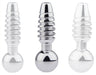 Plug pénis percé Screw M 2.5cm - Diamètre 9mm