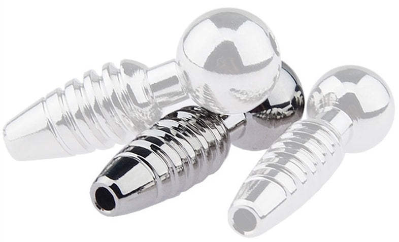 Plug pénis percé Screw M 2.5cm - Diamètre 9mm