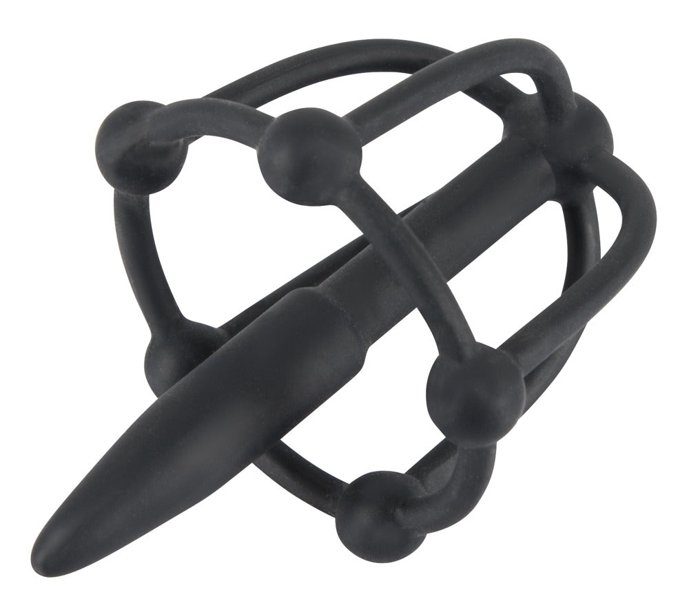 Plug Penis silicone Cage Glans 5cm - Diamètre 8mm