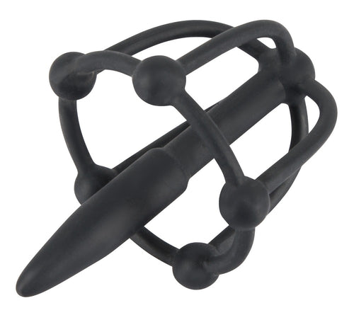 Plug Penis silicone Cage Glans 5cm - Diamètre 8mm