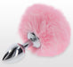 Plug Pompom 6 x 2.7cm Rose