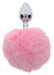 Plug Pompom 6 x 2.7cm Rose