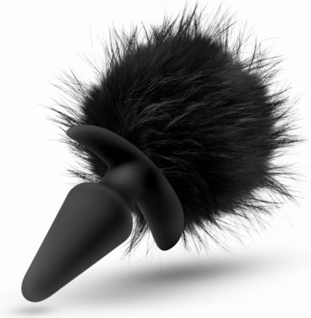Plug Pompon Anal Adventures Rabbit Tail 9 x 3.5cm