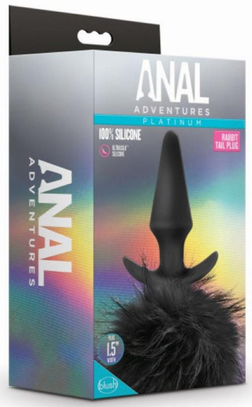 Plug Pompon Anal Adventures Rabbit Tail 9 x 3.5cm