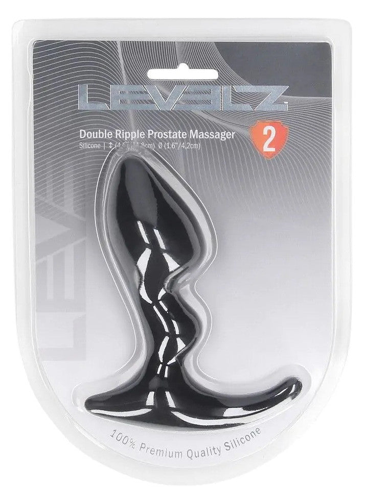 Plug prostate Double Ripple 9 x 4.2cm