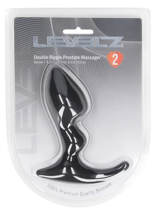 Plug prostate Double Ripple 9 x 4.2cm