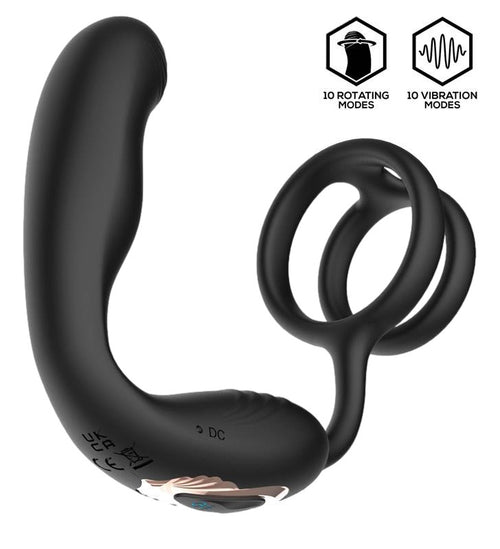 Plug prostatique Cockring Bruce 8.5 x 2.6cm
